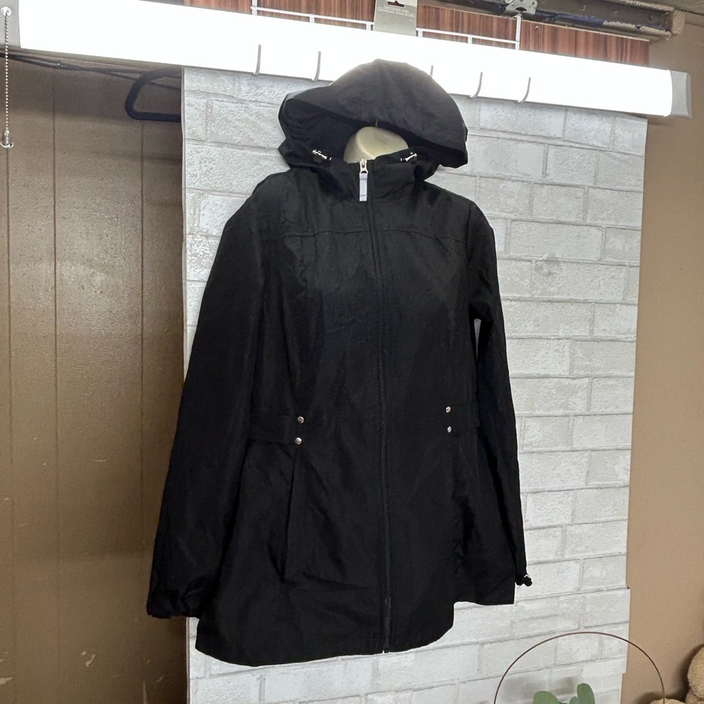 Women's Black Hooded Jacket